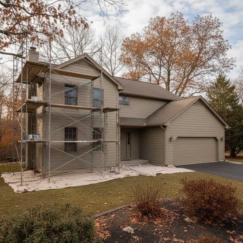 Interior Garage Painting detail